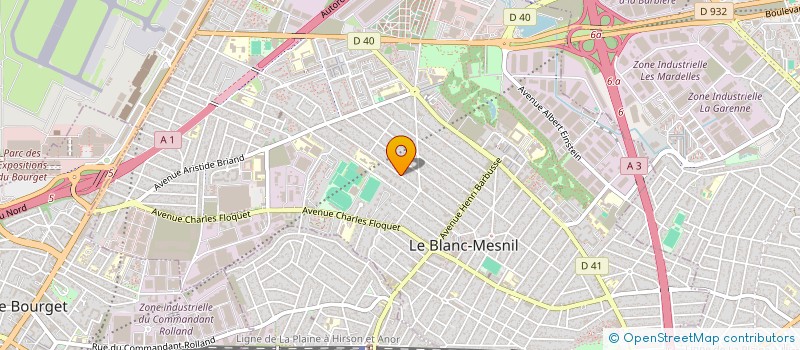 localisation de l'entreprise RTC BAT à LE BLANC-MESNIL