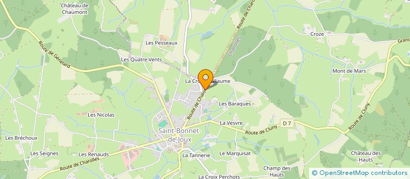 localisation de l'entreprise RTC IMMO  SAINT-BONNET-DE-JOUX