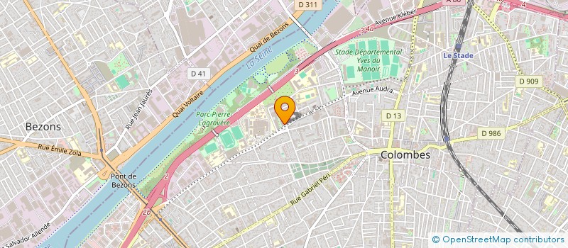 localisation de l'entreprise RTC PRESTIGE à COLOMBES