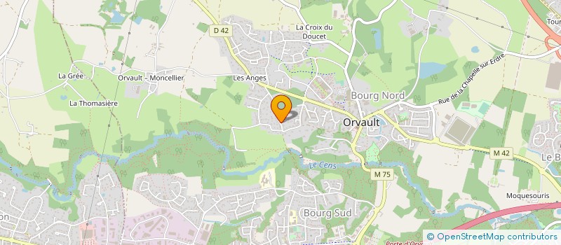 localisation de l'entreprise RTC SERVICES à ORVAULT