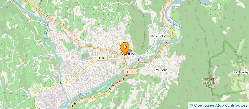 localisation de l'entreprise RTC TATTOO STUDIO  NYONS