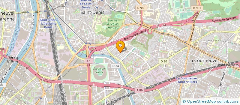 localisation de l'entreprise RTCE RENOVATION TOUT CORPS D'ETAT  SAINT-DENIS