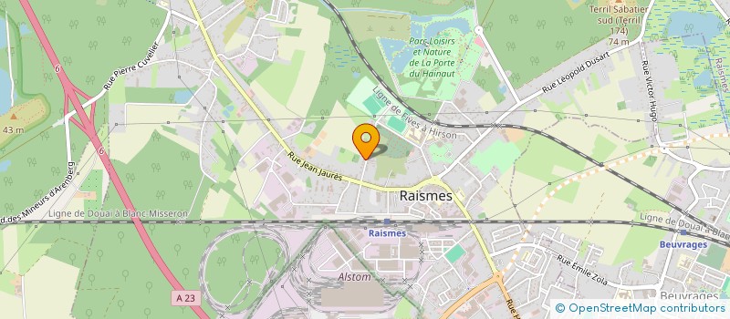 localisation de l'entreprise RTCLE GENTLEMAN AT WORK  RAISMES