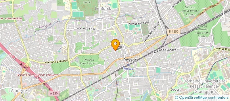 localisation de l'entreprise RTCS  PESSAC