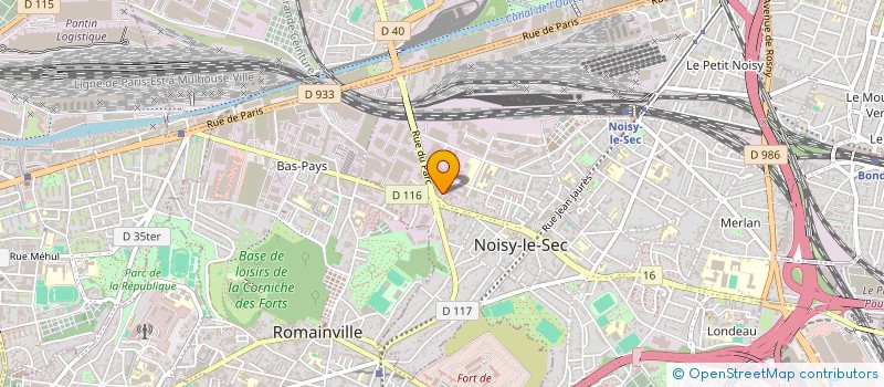 localisation de l'entreprise RTD à NOISY LE SEC