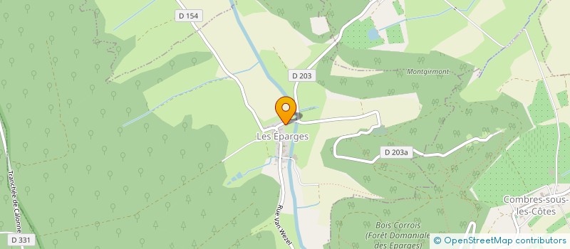 localisation de l'entreprise RTD à LES EPARGES