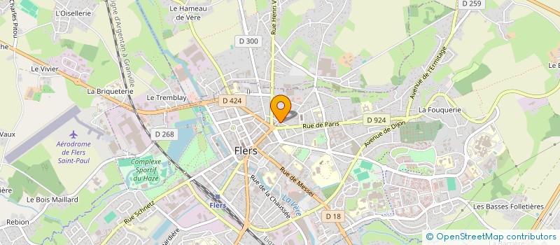 localisation de l'entreprise RTD PIZZAS à FLERS