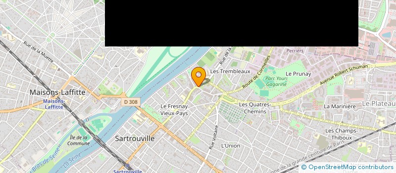 localisation de l'entreprise RTD SUPERMARCHE à SARTROUVILLE