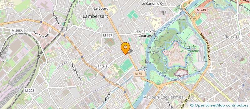 localisation de l'entreprise RTDUM à LAMBERSART