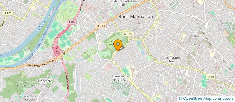 localisation de l'entreprise RTDX CONSULTING à RUEIL-MALMAISON