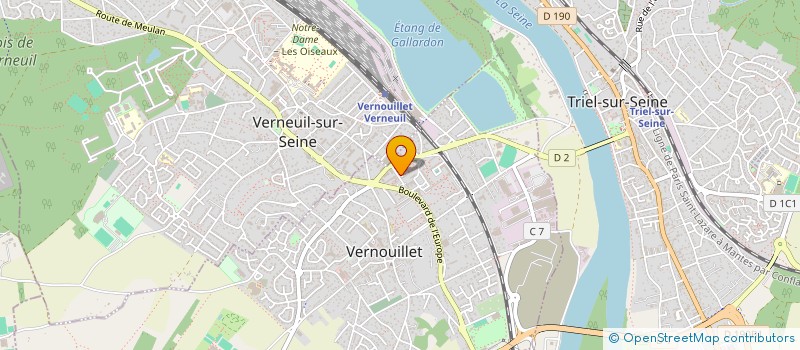 localisation de l'entreprise RTE 78 à VERNOUILLET