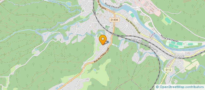 localisation de l'entreprise RTE EPINAL  EPINAL