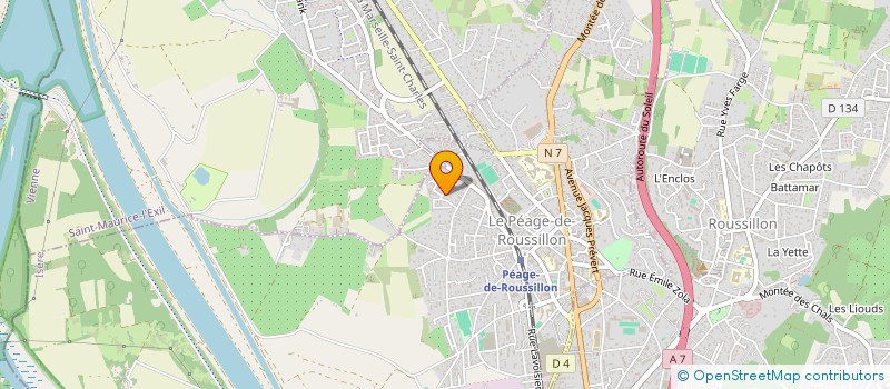 localisation de l'entreprise RTE FACADE  SALAISE-SUR-SANNE