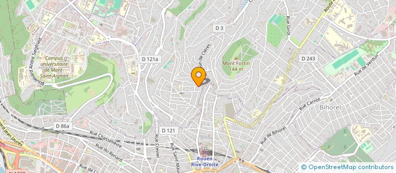 localisation de l'entreprise RTEC  MONT-SAINT-AIGNAN