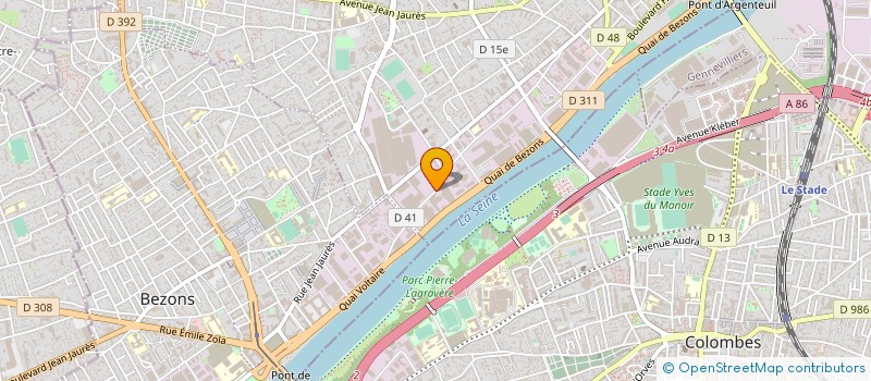 localisation de l'entreprise RTEK à ARGENTEUIL