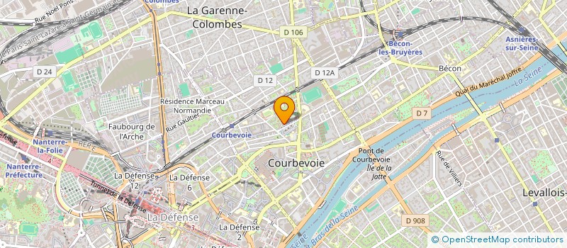 localisation de l'entreprise RTEPOC à COURBEVOIE