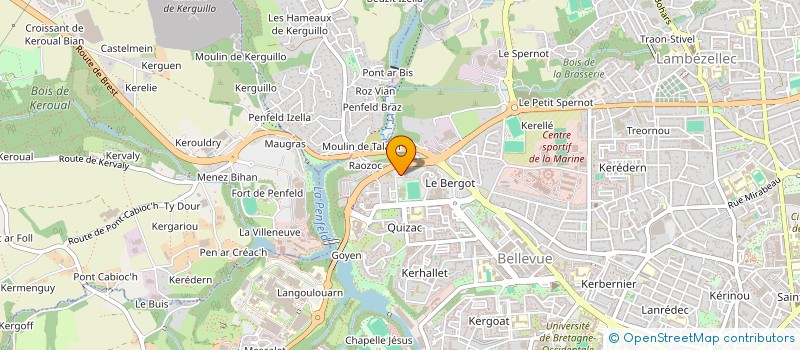 localisation de l'entreprise RTESID  LES HORIZONS II à BREST