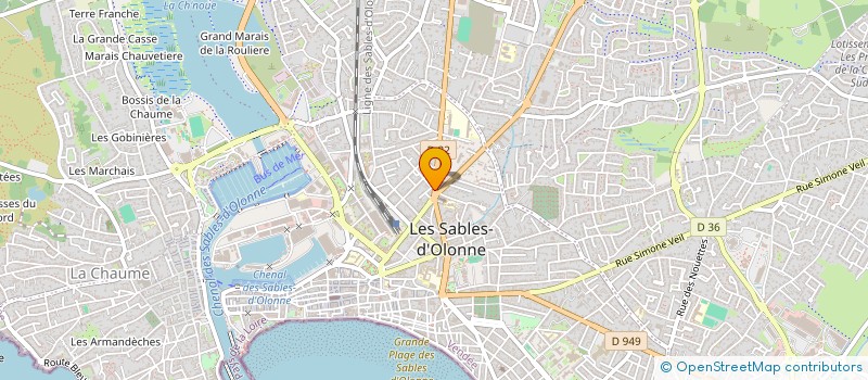 localisation de l'entreprise RTEST à LES SABLES D'OLONNE