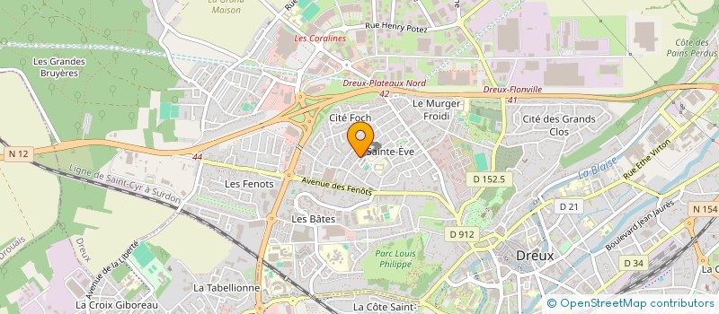 localisation de l'entreprise RTF à DREUX