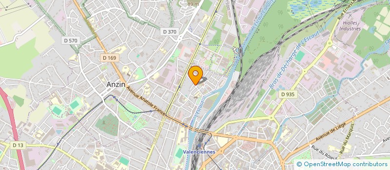 localisation de l'entreprise RTF-MODELISME à VALENCIENNES