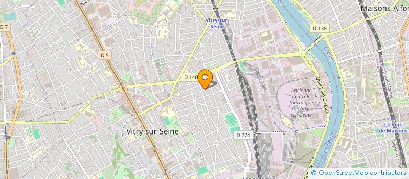 localisation de l'entreprise RTG BATIMENT à VITRY-SUR-SEINE