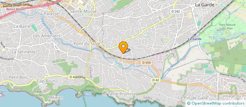 localisation de l'entreprise RTG INVEST à LA GARDE