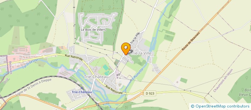 localisation de l'entreprise RTG SERVICES  TRIE-LA-VILLE