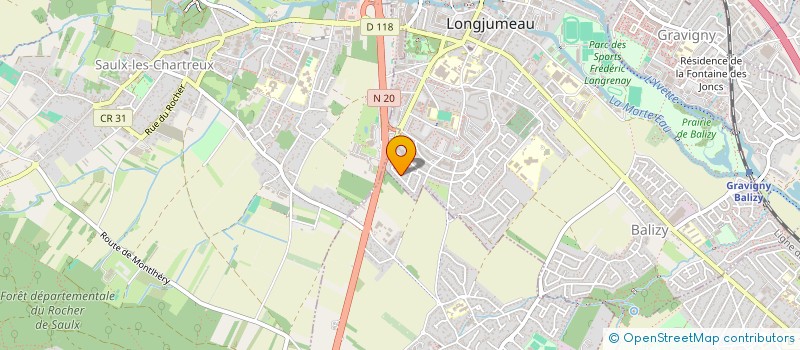 localisation de l'entreprise RTGB TAXI à LONGJUMEAU