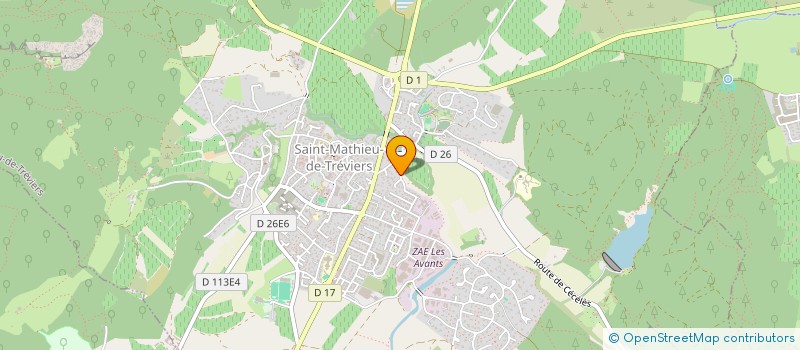 localisation de l'entreprise RTGC  SAINT-MATHIEU-DE-TREVIERS