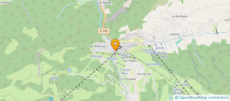 localisation de l'entreprise RTH à LA CLUSAZ