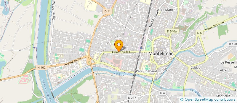 localisation de l'entreprise RTH CONSEIL  MONTELIMAR