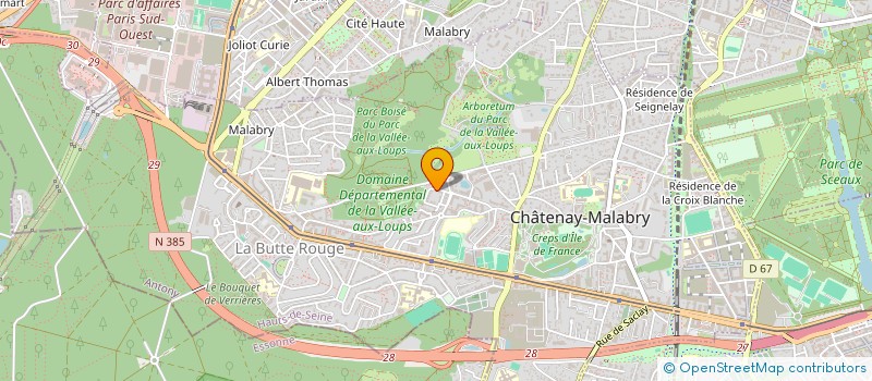 localisation de l'entreprise RTH CONSEILS à CHATENAY-MALABRY