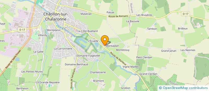 localisation de l'entreprise RTI CAPITAL à CHATILLON-SUR-CHALARONNE