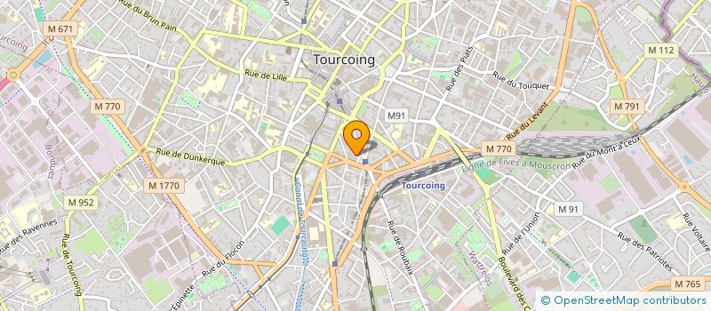 localisation de l'entreprise RTIB PLATRERIE à LILLE