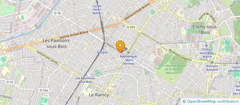 localisation de l'entreprise RTJ à LIVRY-GARGAN