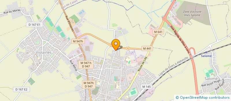 localisation de l'entreprise RTL  LA BASSEE