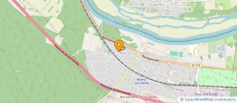 localisation de l'entreprise RTM  ROSNY-SUR-SEINE