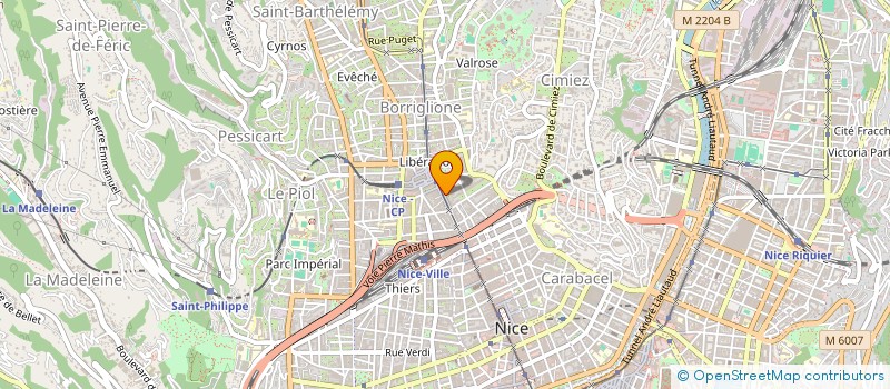 localisation de l'entreprise RTM à NICE