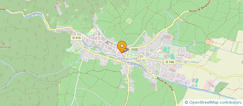 localisation de l'entreprise RTM  RIBEAUVILLE