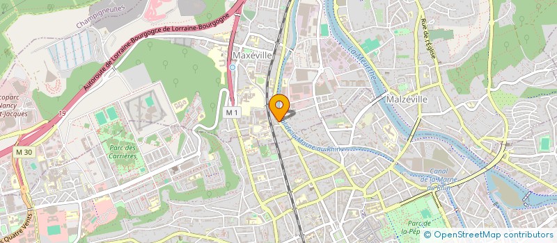 localisation de l'entreprise RTM  NANCY