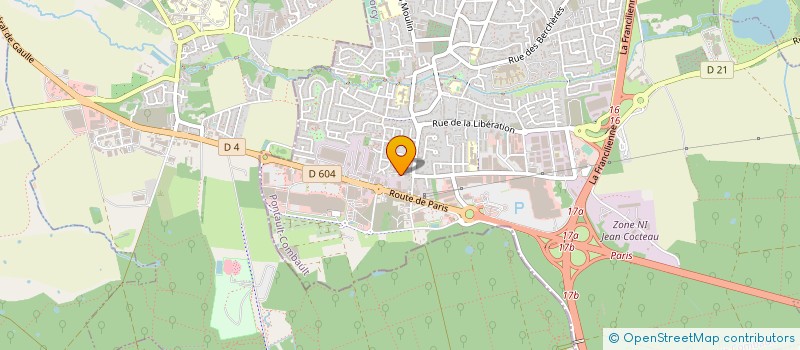 localisation de l'entreprise RTM CONSTRUCTION  PONTAULT-COMBAULT