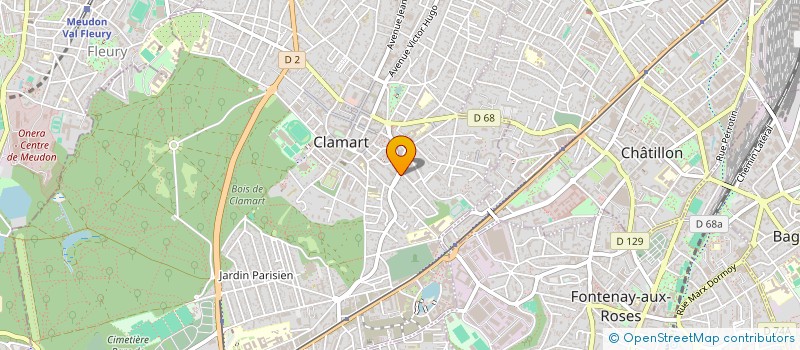 localisation de l'entreprise RTM CONSTRUCTION à CLAMART