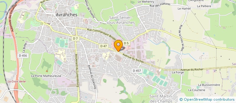localisation de l'entreprise RTM INDUSTRIES à AVRANCHES
