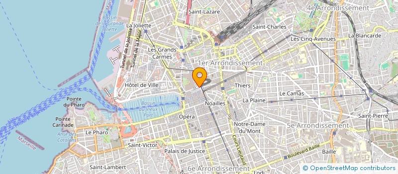 localisation de l'entreprise RTM OUEST-METROPOLE à MARSEILLE
