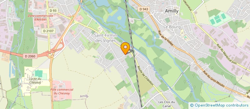 localisation de l'entreprise RTMB à AMILLY