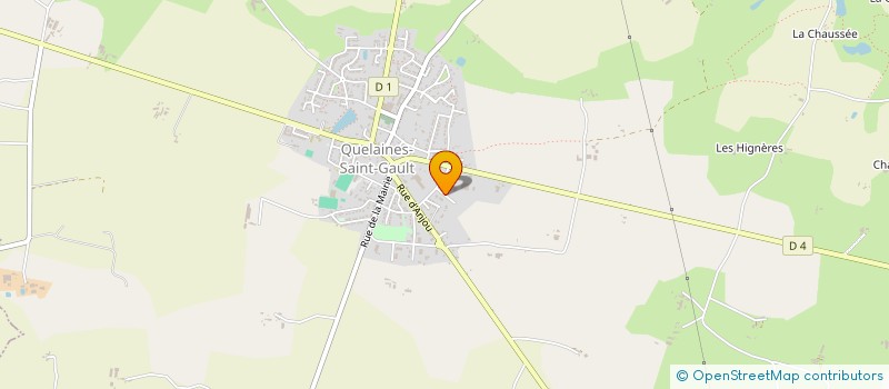 localisation de l'entreprise RTMI  QUELAINES-SAINT-GAULT