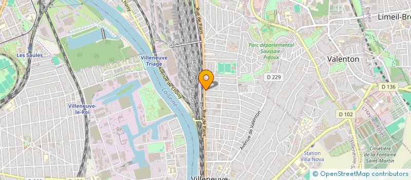 localisation de l'entreprise RTN INFORMATIQUE  VILLENEUVE-SAINT-GEORGES