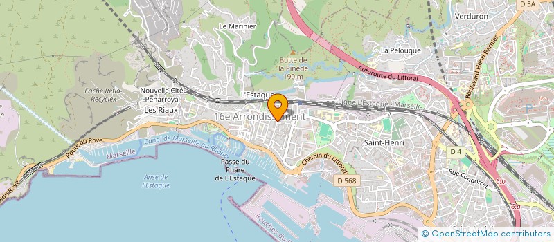 localisation de l'entreprise RTO 2000 à MARSEILLE