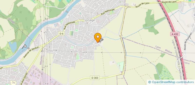 localisation de l'entreprise RTO RHONE TRAVAIL OUTILLAGE à JONAGE