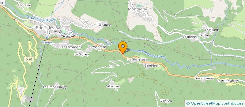 localisation de l'entreprise RTP à COURCHEVEL